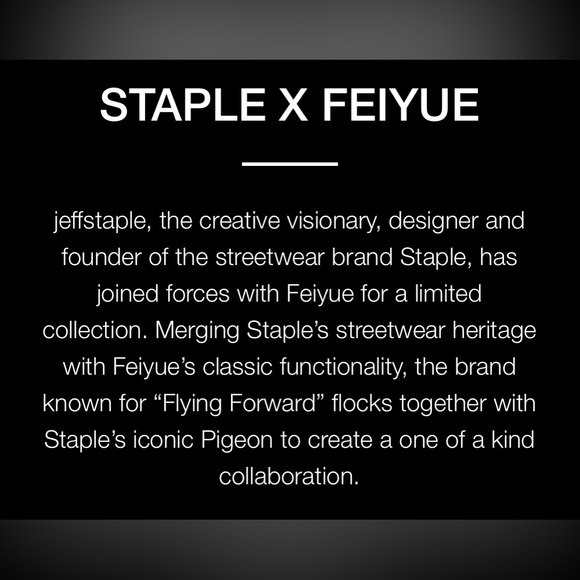 FEIYUE X STAPLE 1920 Grey/White Leather Full Color Pigeon Sneakers Men’s 10🩶NWT - Picture 13 of 13